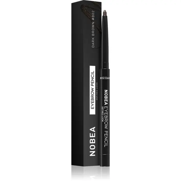 NOBEA NOBEA Day-to-Day Eyebrow Pencil автоматичен молив за вежди 02 Dark brown 0,3 гр.