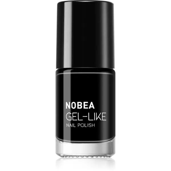 NOBEA NOBEA Day-to-Day Gel-like Nail Polish лак за нокти с гел ефект цвят Black sapphire #N22 6 мл.