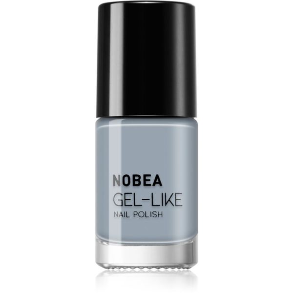 NOBEA NOBEA Day-to-Day Gel-like Nail Polish лак за нокти с гел ефект цвят Cloudy grey #N10 6 мл.