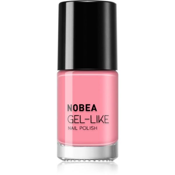 NOBEA NOBEA Day-to-Day Gel-like Nail Polish лак за нокти с гел ефект цвят Pink rosé #N02 6 мл.
