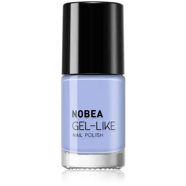 NOBEA NOBEA Day-to-Day Gel-like Nail Polish лак за нокти с гел ефект цвят Sky blue #N44 6 мл.