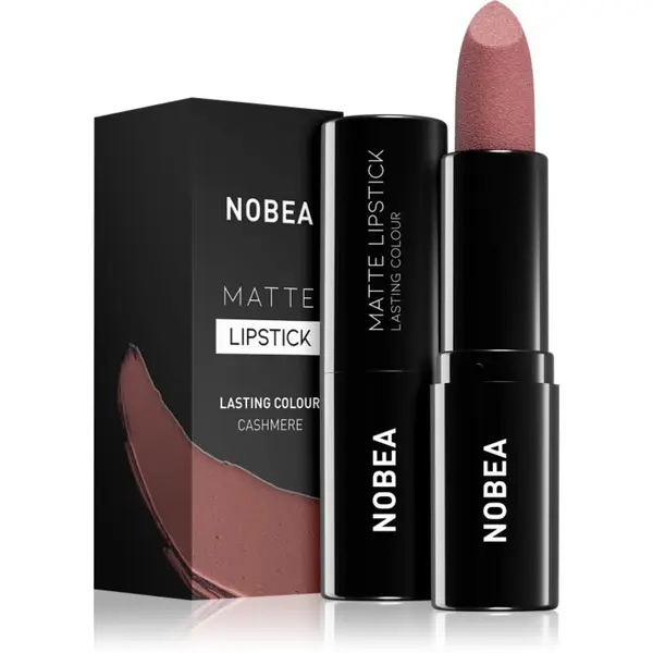 NOBEA NOBEA Day-to-Day Matte Lipstick матиращо червило цвят Cashmere #M19 3 гр.