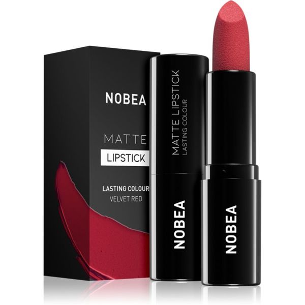 NOBEA NOBEA Day-to-Day Matte Lipstick матиращо червило цвят Velvet red #M16 3 гр.