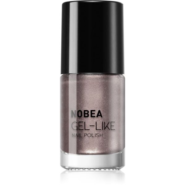 NOBEA NOBEA Metal Gel-like Nail Polish лак за нокти с гел ефект цвят chrome #N43 6 мл.
