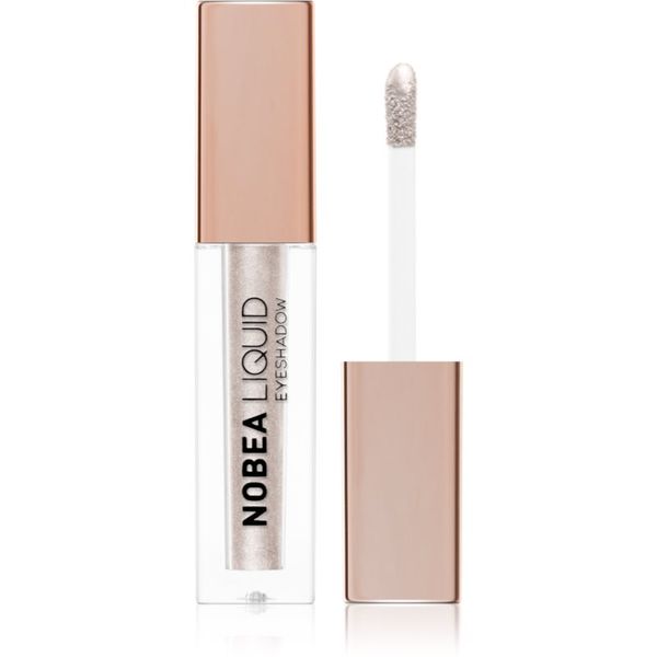 NOBEA NOBEA Metal Liquid Eyeshadow течни очни сенки цвят Moonstone #E03 4 мл.