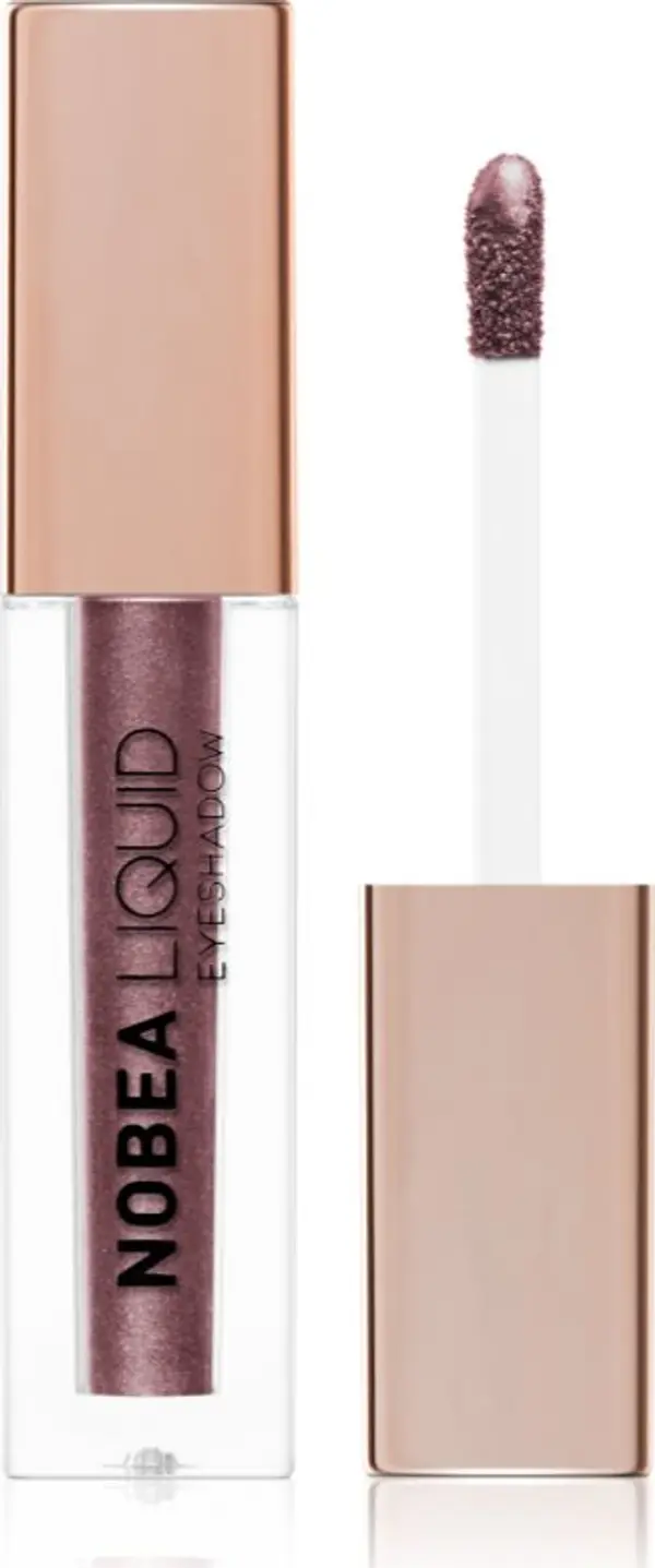 NOBEA NOBEA Metal Liquid Eyeshadow течни очни сенки цвят Sparkling Grape #E07 4 мл.