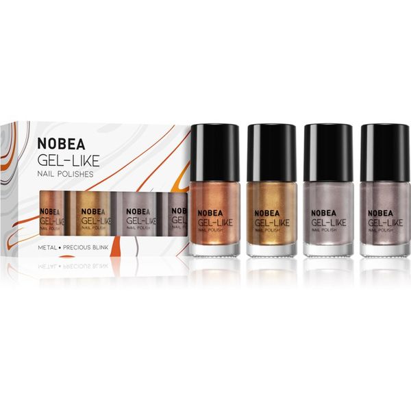 NOBEA NOBEA Metal Precious Blink Set комплект лак за нокти