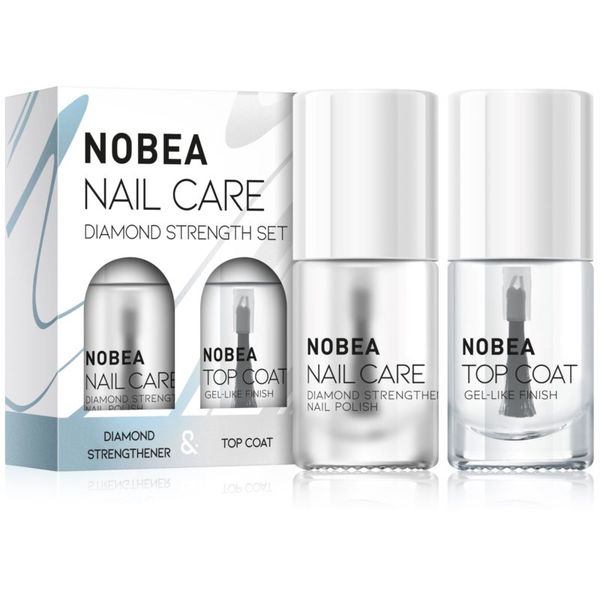NOBEA NOBEA Nail Care Diamond Strength Set комплект лак за нокти Diamond strength set