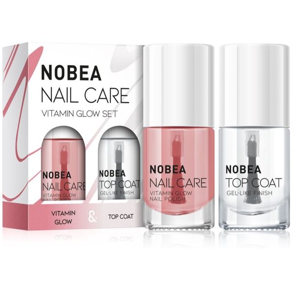 NOBEA NOBEA Nail Care Vitamin Glow Nail Polish комплект лак за нокти Vitamin glow set