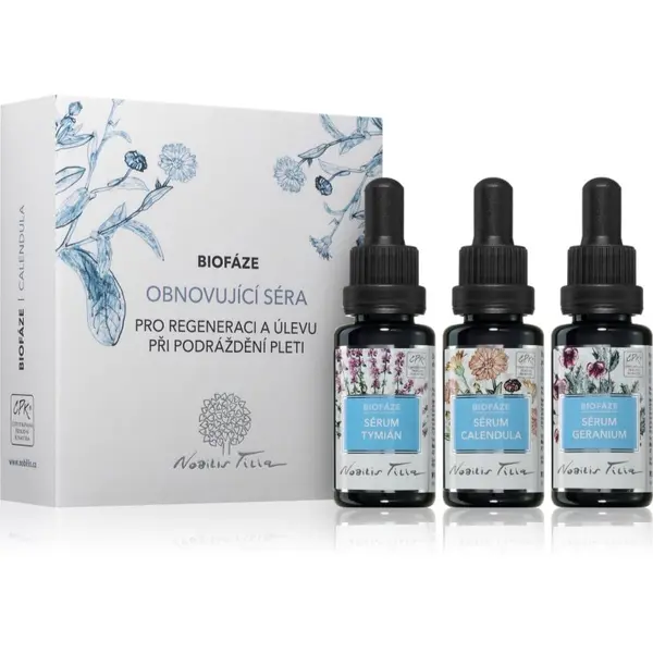 Nobilis Tilia Nobilis Tilia Biofáze Obnovující Séra подаръчен комплект за успокояване на кожата