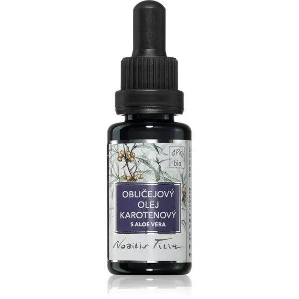 Nobilis Tilia Nobilis Tilia Obličejový olej Karotenový s Aloe Vera подхранващо олио за лице 20 мл.