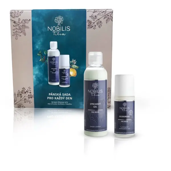 Nobilis Tilia Nobilis Tilia Šetrná Přírodní Péče Pro Citlivou Mužskou Pokožku комплект за мъже