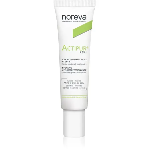 Noreva Noreva Actipur 3-in-1 Anti-Blemish Care грижа за лице против несъвършенствата на акнозна кожа 30 мл.