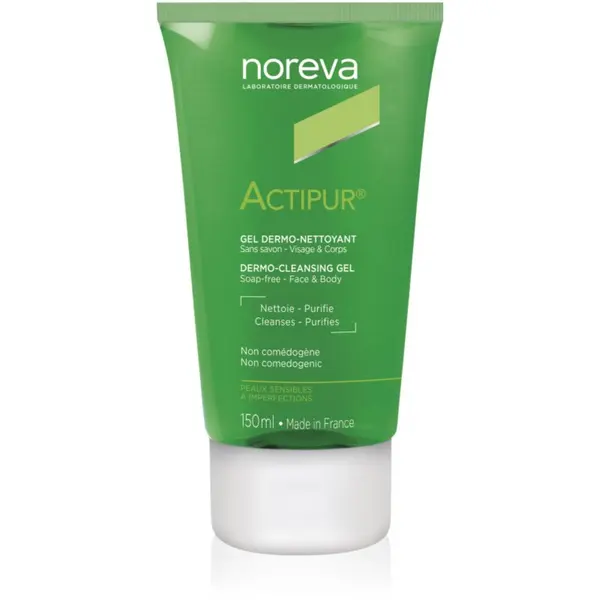 Noreva Noreva Actipur Dermo-Cleansing Gel лек почистващ гел за чувствителна кожа на лицето 150 мл.