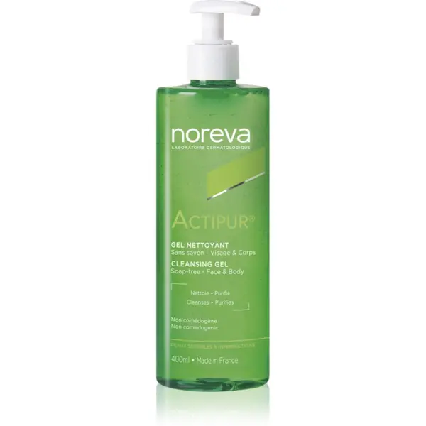 Noreva Noreva Actipur Dermo-Cleansing Gel лек почистващ гел за чувствителна кожа на лицето 400 мл.