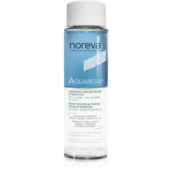 Noreva Noreva Aquareva Moisturizing Bi-Phasic Makeup Remover двуфазен продукт за почистване на грим 125 мл.