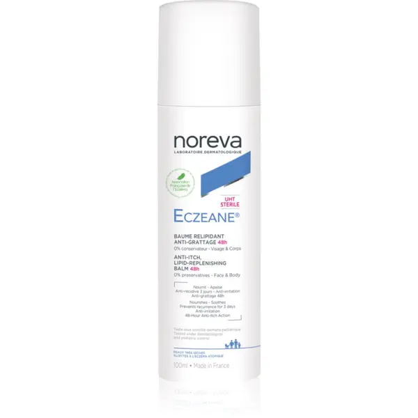 Noreva Noreva Eczeane Anti-Itch Lipid-Replenishing Balm 48H успокояващ балсам за суха към атопична кожа 100 мл.