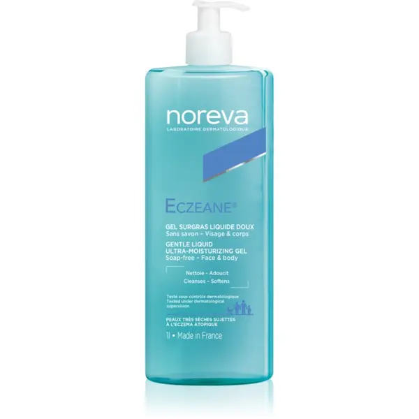Noreva Noreva Eczeane Gentle Liquid Ultra-Moisturizing Gel душ гел за лице и тяло 1000 мл.