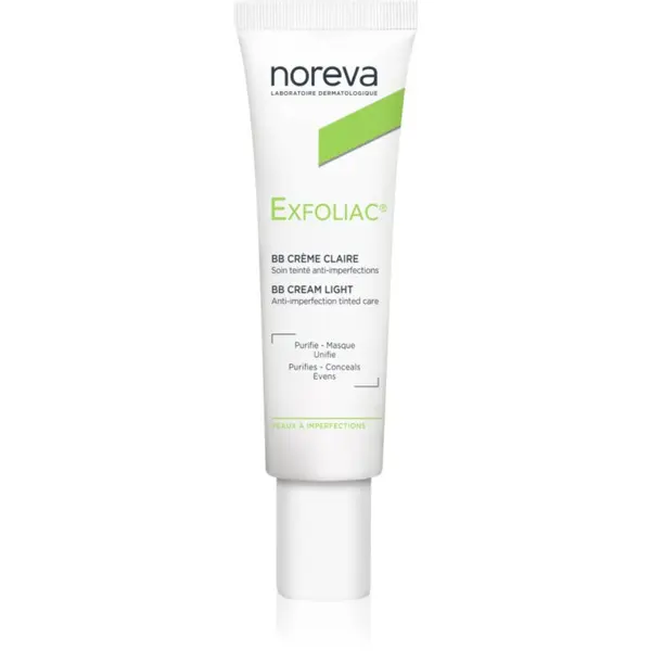 Noreva Noreva Exfoliac Anti-Imperfection Cream Tinted ББ крем цвят Light 30 мл.