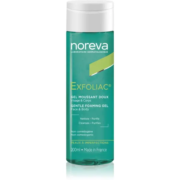 Noreva Noreva Exfoliac Gentle Foaming Gel фин, пенящ се гел за проблемна кожа 200 мл.