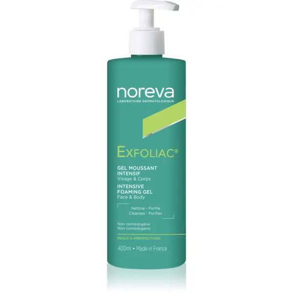 Noreva Noreva Exfoliac Intensive Foaming Gel пенлив почистващ гел против несъвършенства на кожата 400 мл.