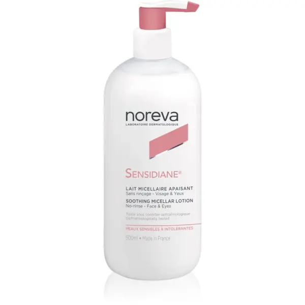 Noreva Noreva Sensidiane Soothing Micellar Lotion мицеларен гел за почистване на грим 500 мл.