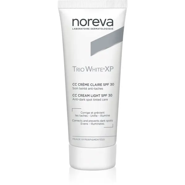Noreva Noreva Trio White XP CC Cream Light SPF 30 CC крем за уеднаквяване тена на лицето SPF 30 40 мл.