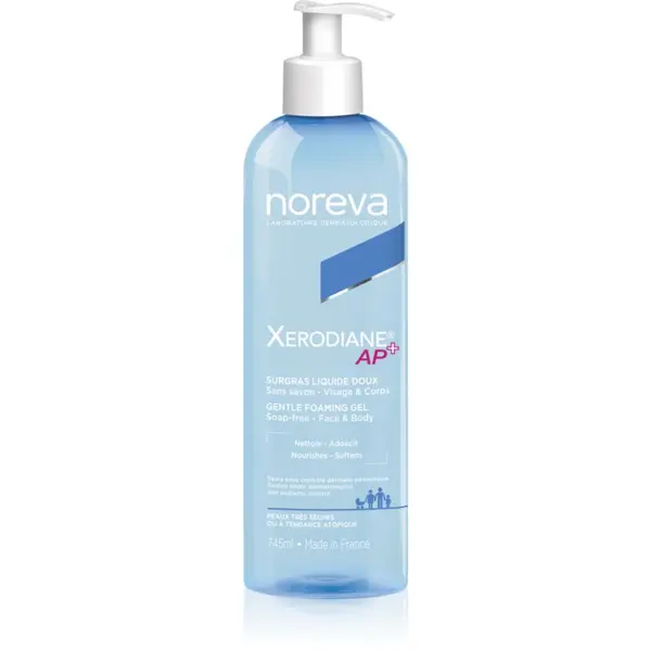 Noreva Noreva Xerodiane AP+ Gentle Foaming Gel лек почистващ гел за лице и тяло 745 мл.