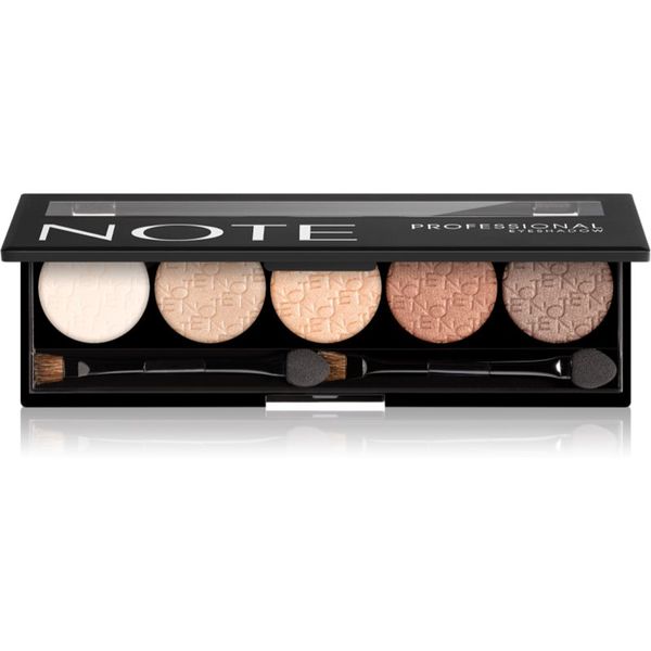 Note Cosmetique Note Cosmetique Professional Eye Shadow палитра сенки за очи #104 10 гр.