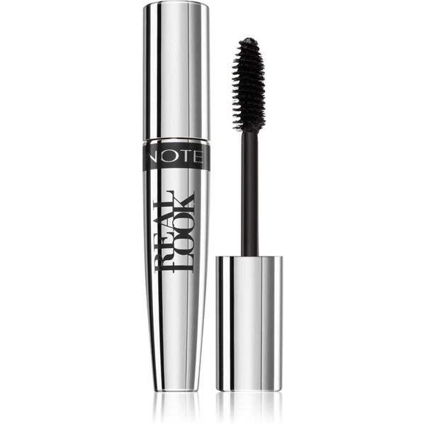 Note Cosmetique Note Cosmetique Real Look спирала за удължаване и извиване на миглите 12 мл.