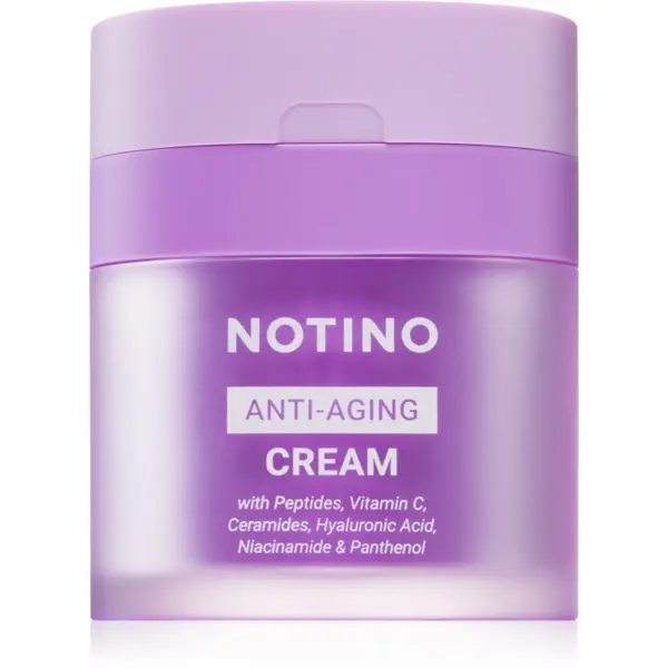 Notino Notino Anti-Aging Cream with Peptides, Vitamin C, Ceramides, Hyaluronic Acid, Niacinamide & Pantheno дневен и нощен крем против стареене на кожата 50