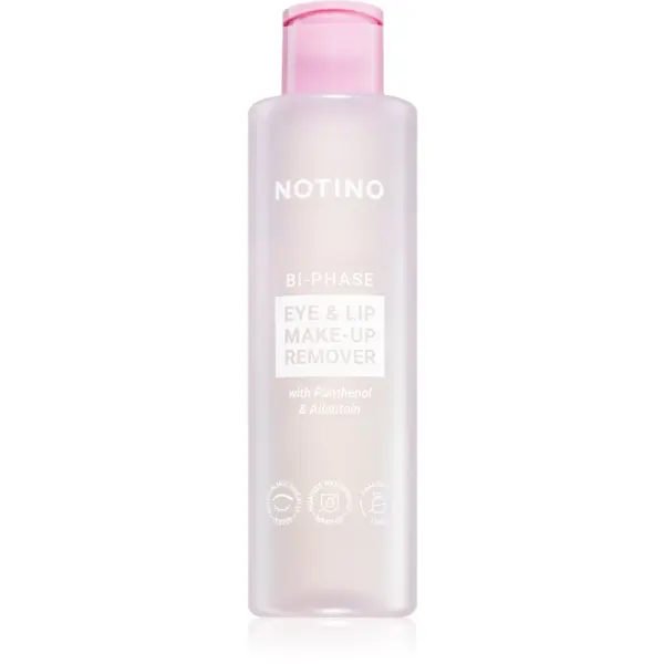 Notino Notino Bi-Phase Eye & Lip Make-up Remover with Panthenol & Allantoin двуфазен продукт за премахване на водоустойчив грим за зоната около очите и устни