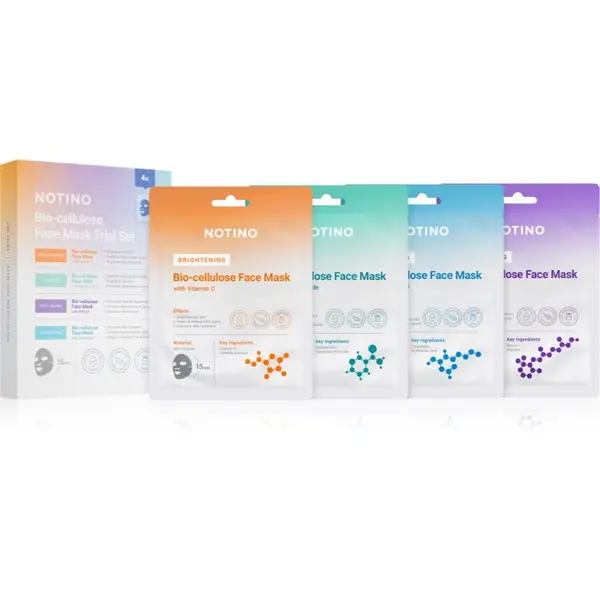 Notino Notino Bio-cellulose Face Mask Trial Set комплект платнени маски
