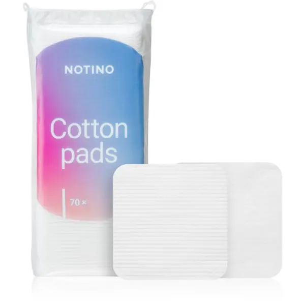 Notino Notino Cotton Pads Large Square Памучни тампони за премахване на грим и почистване на лице 70 бр.