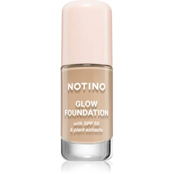 Notino Notino Foundation Glow foundation with SPF 50 & plant extracts озаряващ фон дьо тен SPF 50 01 Light Medium Neutral 30 мл.