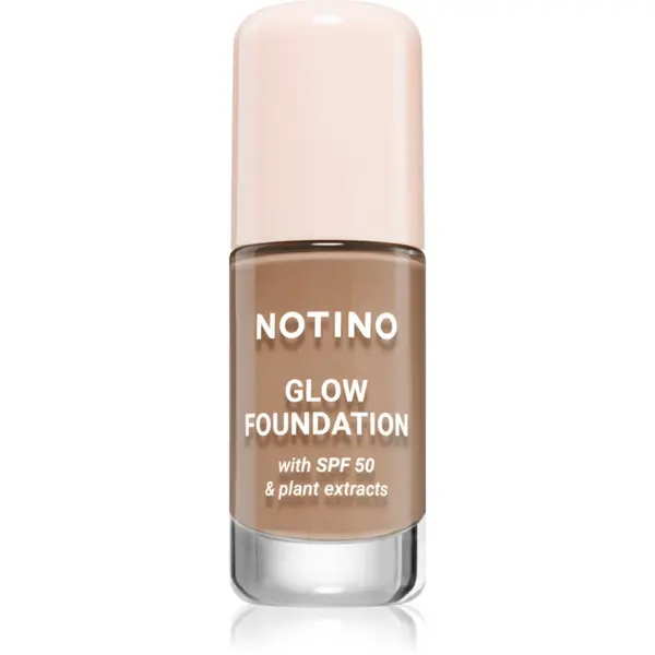 Notino Notino Foundation Glow foundation with SPF 50 & plant extracts озаряващ фон дьо тен SPF 50 01 Medium Neutral 30 мл.