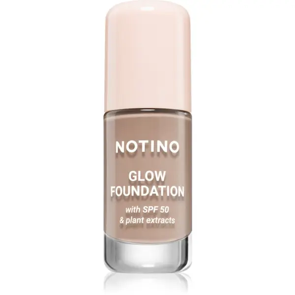 Notino Notino Foundation Glow foundation with SPF 50 & plant extracts озаряващ фон дьо тен SPF 50 02 Light Medium Cool 30 мл.