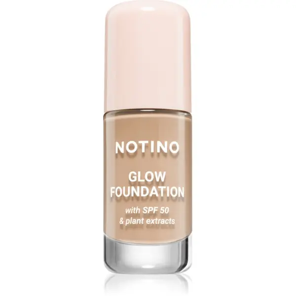 Notino Notino Foundation Glow foundation with SPF 50 & plant extracts озаряващ фон дьо тен SPF 50 02 Light Neutral 30 мл.