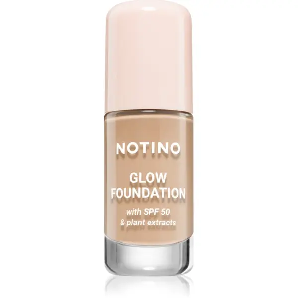 Notino Notino Foundation Glow foundation with SPF 50 & plant extracts озаряващ фон дьо тен SPF 50 03 Light Neutral 30 мл.