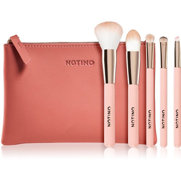 Notino Notino Joy Collection Brush set with pouch комплект за пътуване с четки и чантичка