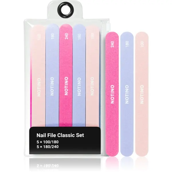 Notino Notino Nail File Classic Set 100/180x5 180/240x5 комплект пили за нокти
