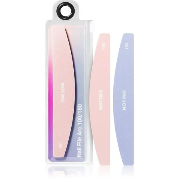 Notino Notino Nail Tools Nail File Arc класически пила за нокти с две повърхности 100/180 1 бр.