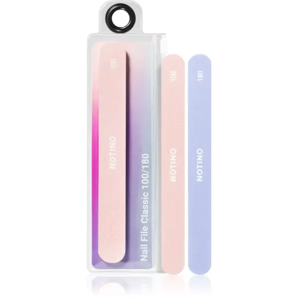 Notino Notino Nail Tools Nail File Classic класически пила за нокти с две повърхности Classic 100/180 1 бр.