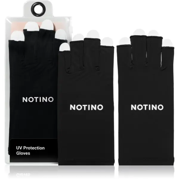 Notino Notino Nail Tools UV Protection Gloves UV защитни ръкавици Black 1 бр.