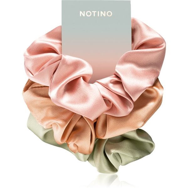 Notino Notino Pastel Collection Hair rings ластици за коса Pink, Orange, Green 3 бр.