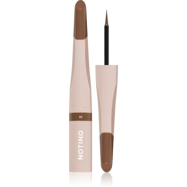 Notino Notino Serum-Infused Lifeproof Eyebrow Liner течна линия за вежди със серум 02 Dark Blonde 2.8 мл.