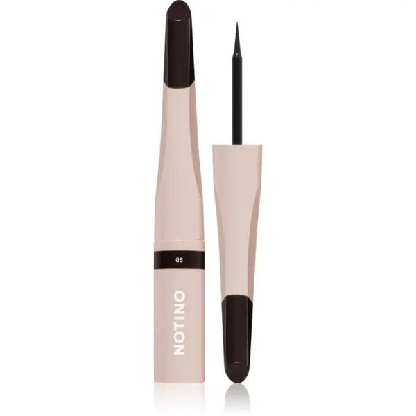 Notino Notino Serum-Infused Lifeproof Eyebrow Liner течна линия за вежди със серум 05 Graphite 2.8 мл.