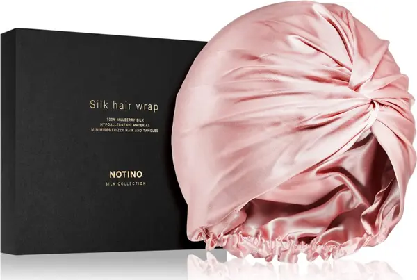 Notino Notino Silk Collection Hair wrap копринен тюрбан за коса Pink 1 бр.