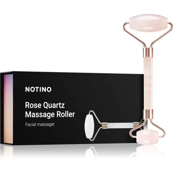 Notino Notino Skincare Tools Rose Quartz Massage Roller масажно приспособление за зоната на лицето и очите 1 бр.