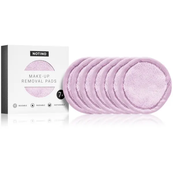 Notino Notino Spa Collection Make-up removal pads тампони за почистване на грим цвят Lilac 7 бр.